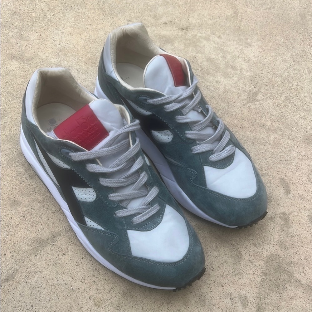 Diadora Heritage Eclipse Italia Aluminum Men's Sneakers Size 9.5